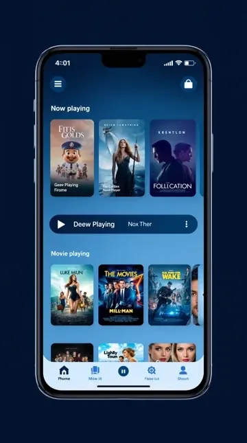看片网站 App 界面预览